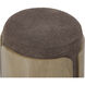 Hutton 18 inch Harvest Oak with Chocolate Ottoman