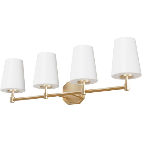 Nolita 4 Light 30 inch Alturas Gold Vanity Light Wall Light