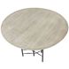 Enito 48 inch Smoke Oak Wood and Blackened Iron Entry Table