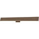 Slim LED 36 inch Brushed Bronze Bath Vanity Light Wall Light