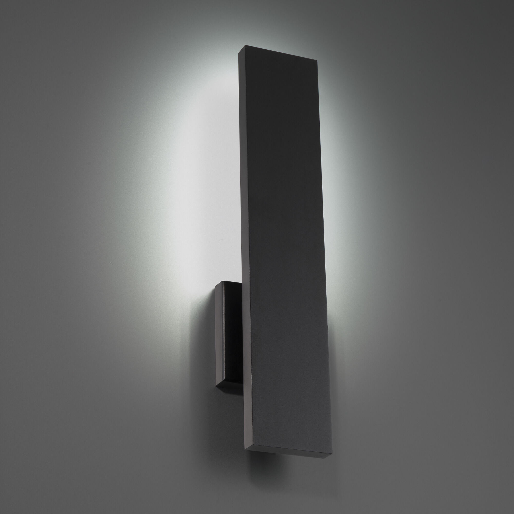 Stag LED 2.5 inch Black Outdoor Wall Light in 3000K, dweLED