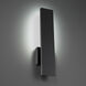 Stag LED 2.5 inch Black Outdoor Wall Light in 4000K, dweLED