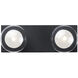 Pod LED 13.5 inch Black Bath Vanity Light Wall Light