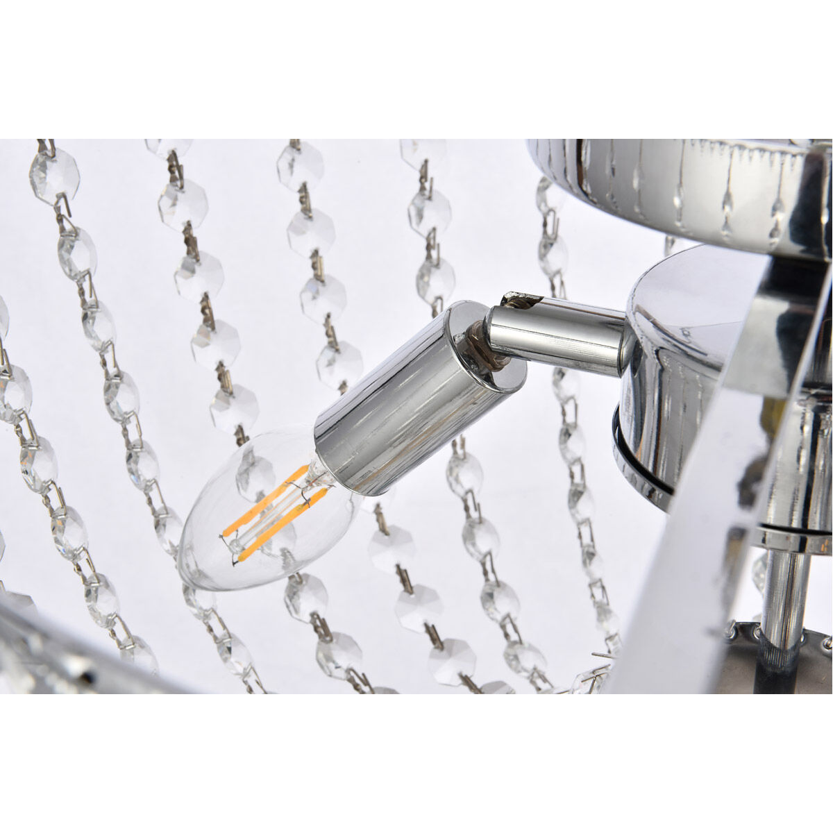 Kylie 3 Light 16 inch Chrome Flush Mount Ceiling Light