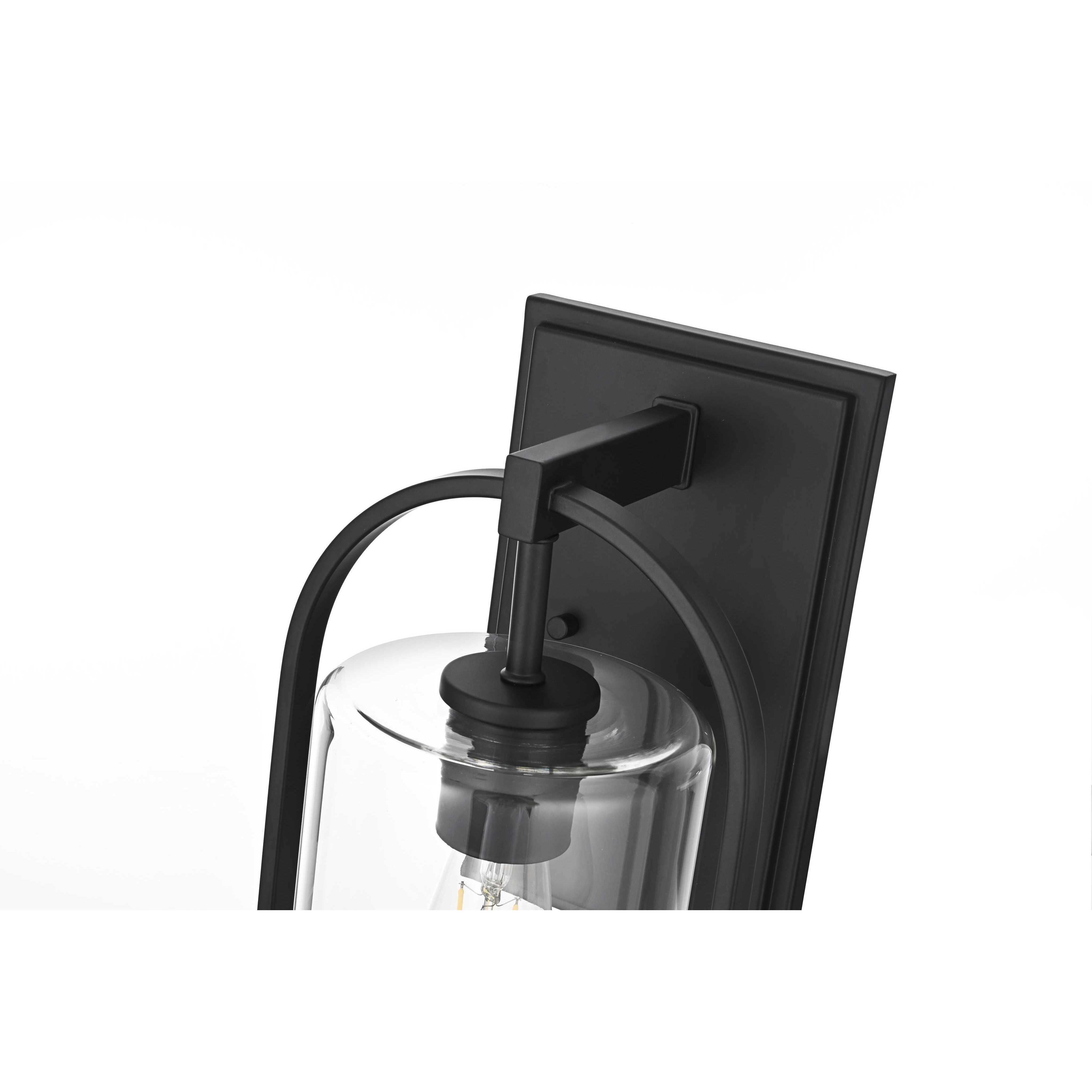 Jaxson 1 Light 20 inch Black Outdoor Wall Sconce