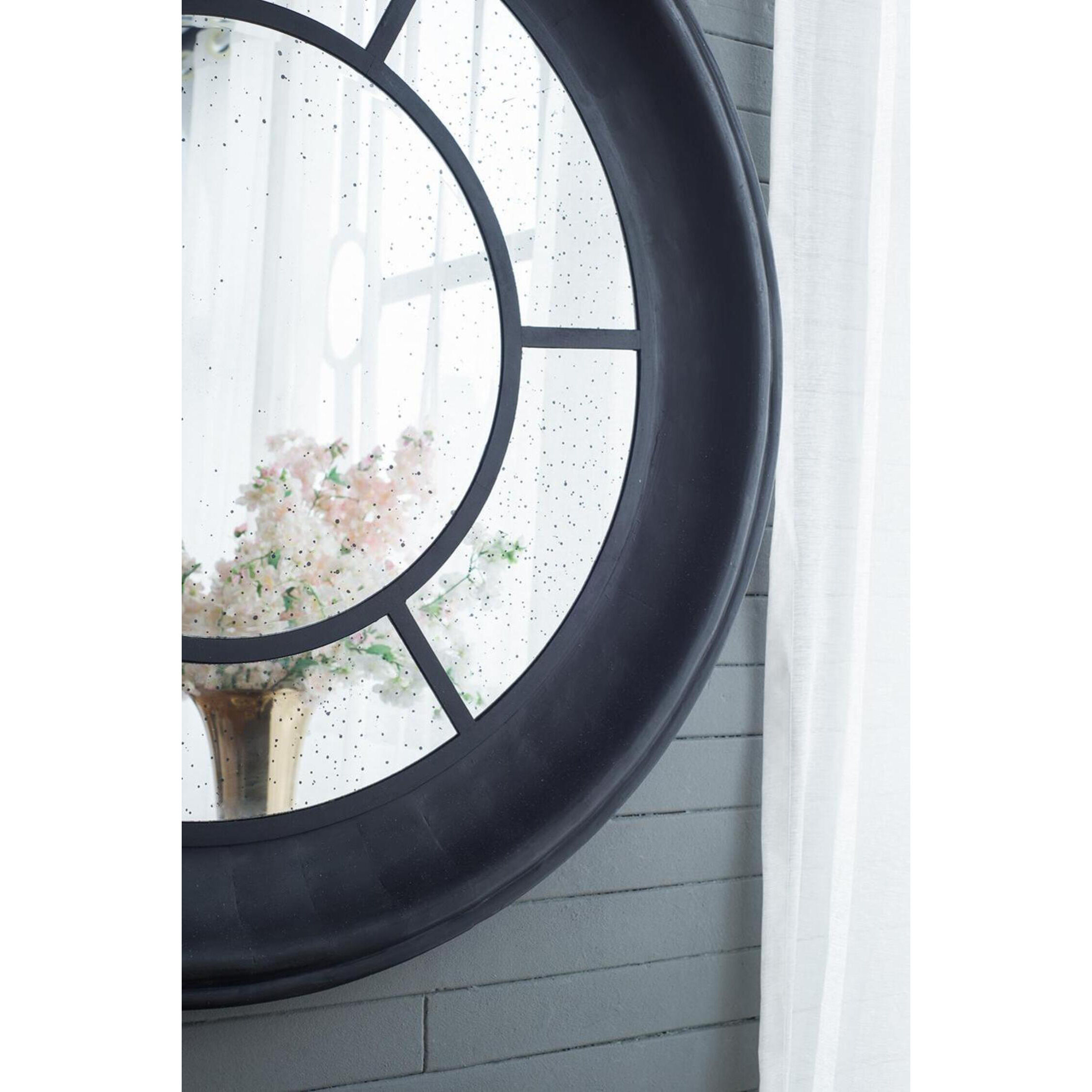 Cameron 47 X 47 inch Black Mirror