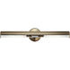 Midi 2 Light 24 inch Champagne Bronze Wall Sconce Wall Light