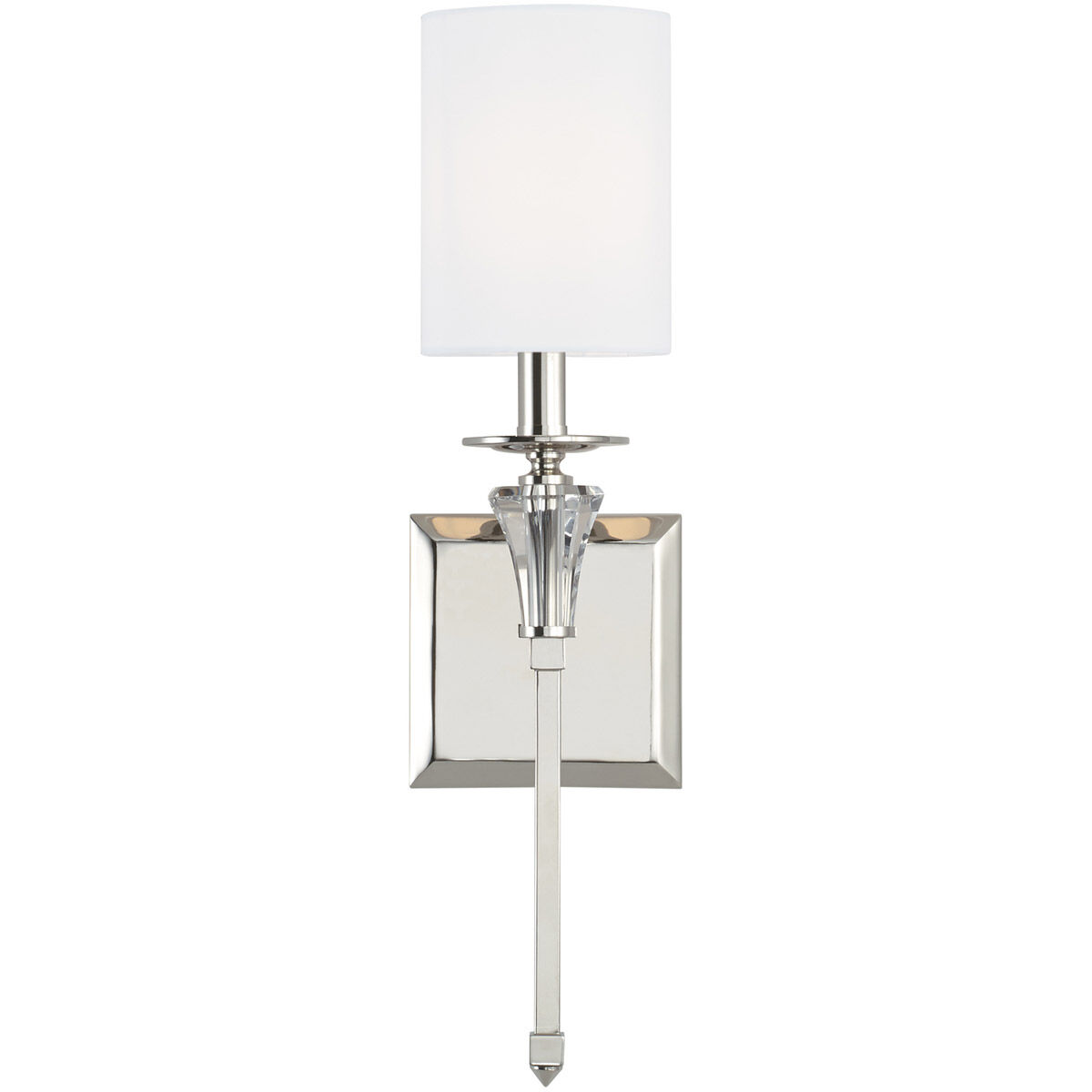 Laurent 1 Light 5 inch Polished Nickel Sconce Wall Light