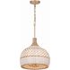 Zanzibar 3 Light 14 inch Soft Gold Pendant Ceiling Light