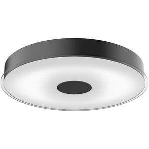 Parker LED 19.5 inch Black Flush Mount Ceiling Light
