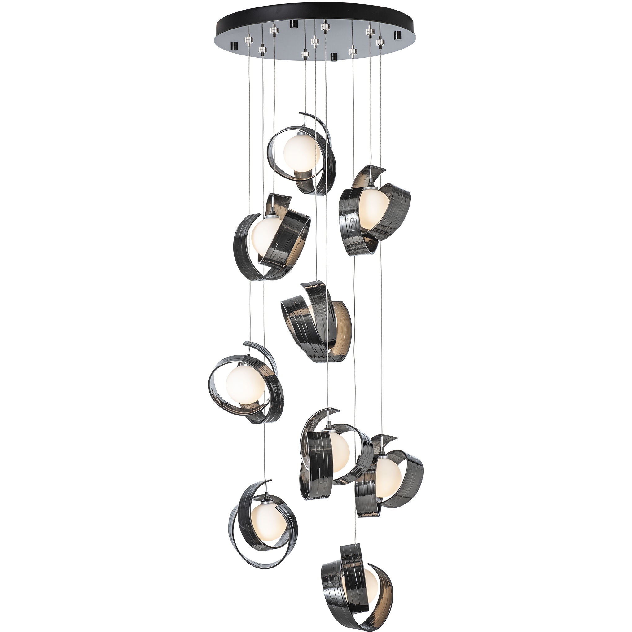 Riza 9 Light 21.1 inch Ink Pendant Ceiling Light