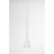 Piccolo LED 5 inch Matte White Mini Pendant Ceiling Light