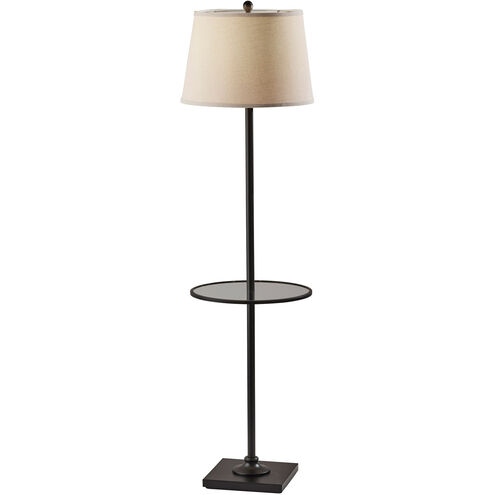 Levitt 60 inch 100.00 watt Black Floor Lamp Portable Light, Simplee Adesso