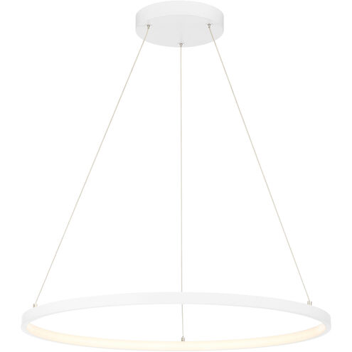 Anello LED 16 inch Matte White Pendant Ceiling Light