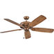 Gladiator 60 inch Antique Copper with Walnut/Birch Blades Ceiling Fan