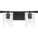 Goodwin 2 Light 19.13 inch Matte Black Vanity Light Wall Light