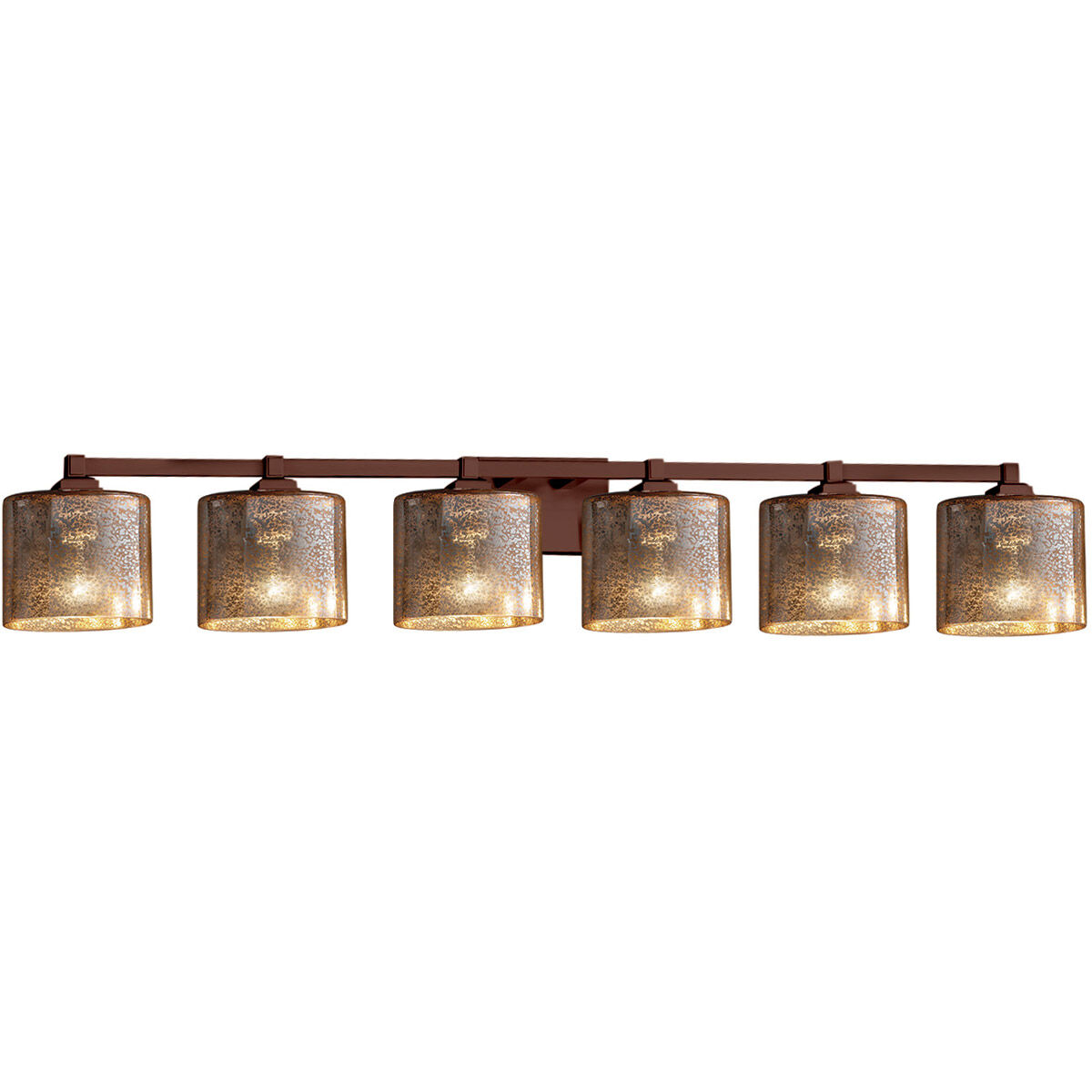 6 light oil rubbed hot sale bronze vanity light