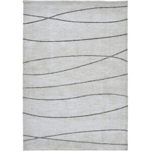 Hazel 87 X 63 inch Off White and Grey Rug, 5’3" x 7’3" ft