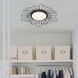 Yasmin LED 23.63 inch Natural Black Flush Mount Ceiling Light