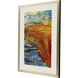 Bodacious Red and Blue and Metallic and Multi Framed Art