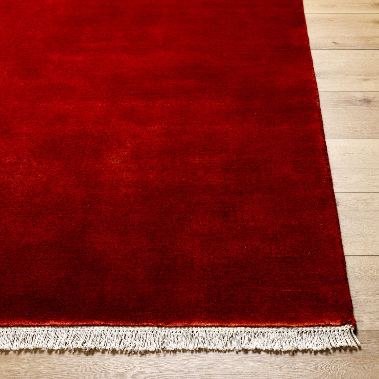 Evergreen 96 X 96 inch Burgandy Handmade Rug in 8 x 8