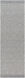 Napoli 96 X 30 inch Gray Rug, Runner