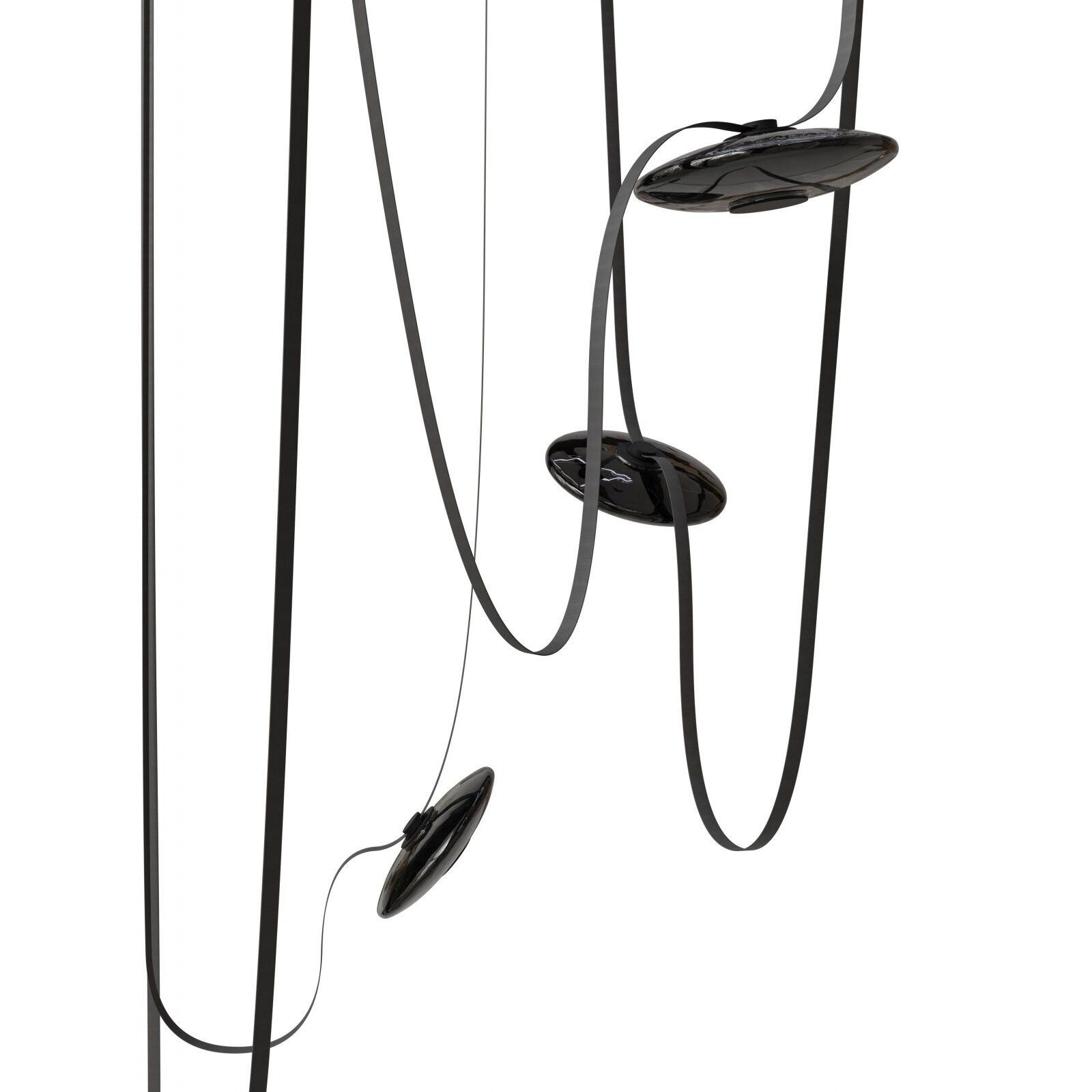 Fremont LED 8.5 inch Black Belt Chandelier Ceiling Light