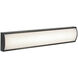 Semmie LED 23.63 inch Oxidized Black Wall Sconce Wall Light