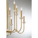 Oakhurst 12 Light 30 inch Antique Gold Chandelier Ceiling Light