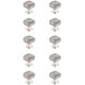 Irvin Brushed Nickel Hardware Cabinet Knob, Set of 10
