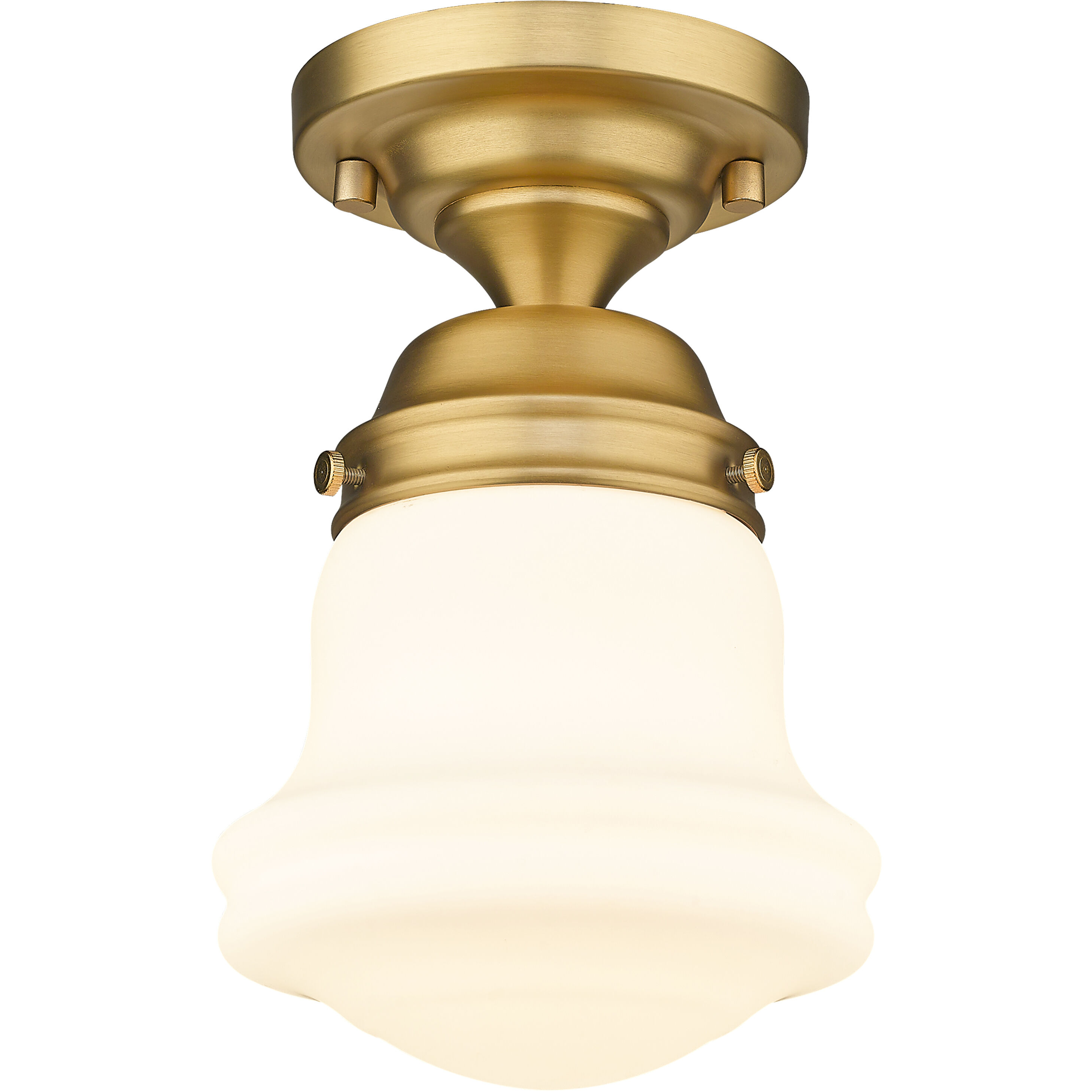Vaughn 1 Light 6 inch Heritage Brass Flush Mount Ceiling Light