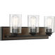 Sheppard 3 Light 24 inch Lodge Bathroom Vanity Light Wall Light