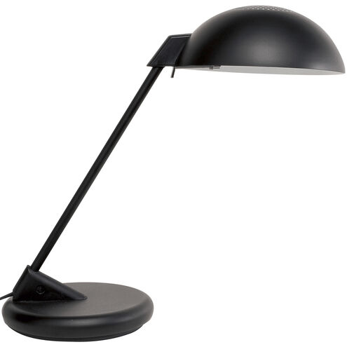 Modern 17 inch 100.00 watt Black Task Table Lamp Portable Light