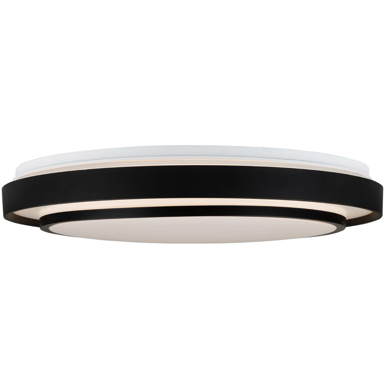 Aziza LED 19 inch Black Flush Mount Ceiling Light