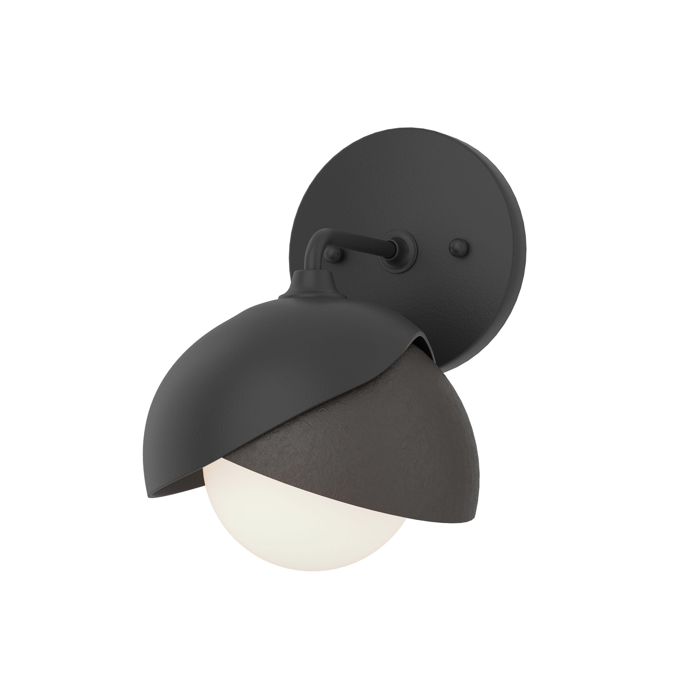 Brooklyn 1 Light 7.2 inch Black and Oil Rubbed Bronze Bath Sconce Wall Light in Black/Oil Rubbed Bronze