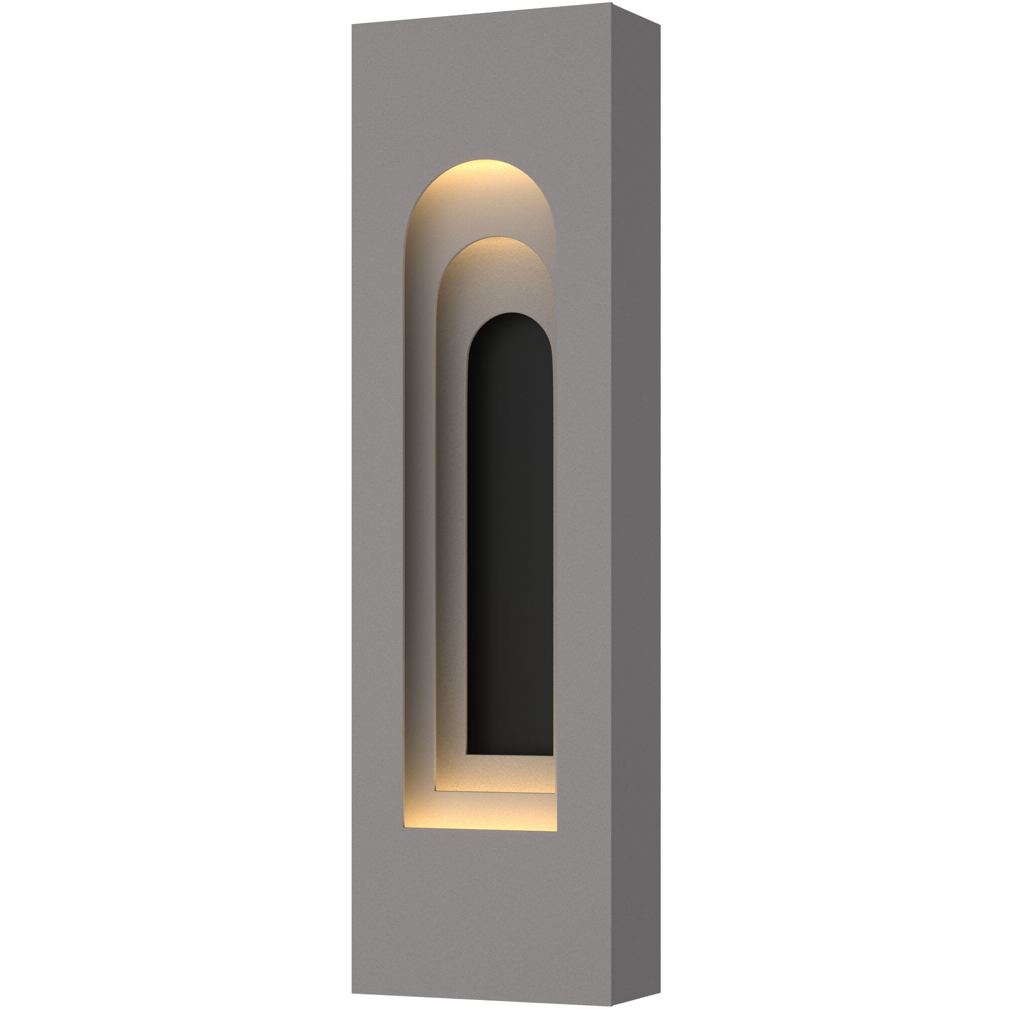 Art + Alchemy Procession Arch 2 Light 27.5 inch Coastal Burnished Steel with Coastal Black Outdoor Wall Light in Coastal Burnished Steel/Coastal Black