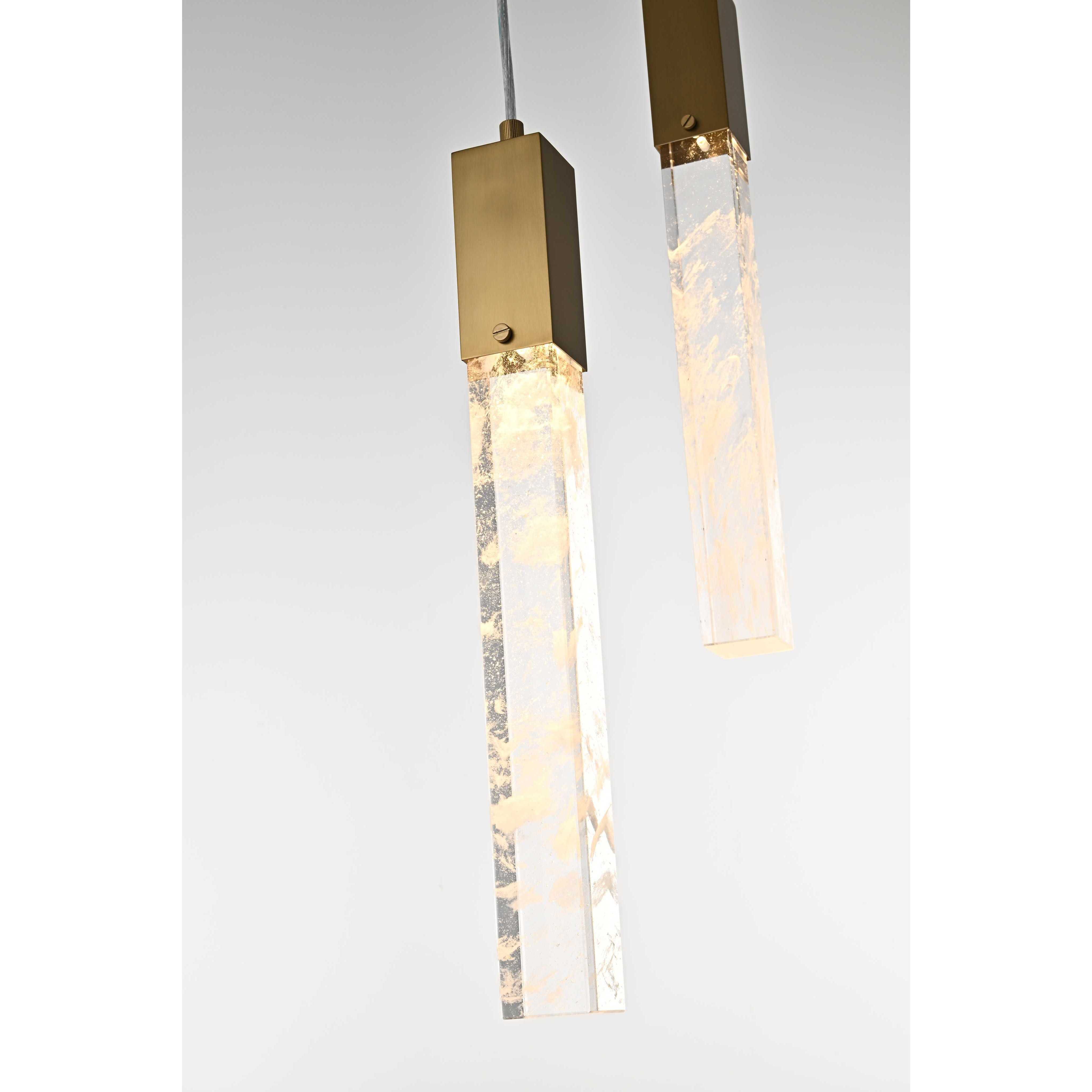 Aurora 25 Light 36 inch Satin Gold Chandelier Ceiling Light