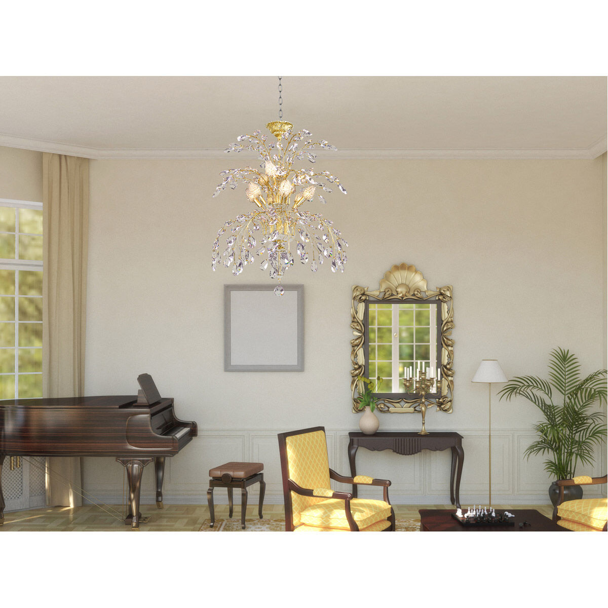 24 inch crystal chandelier 2025