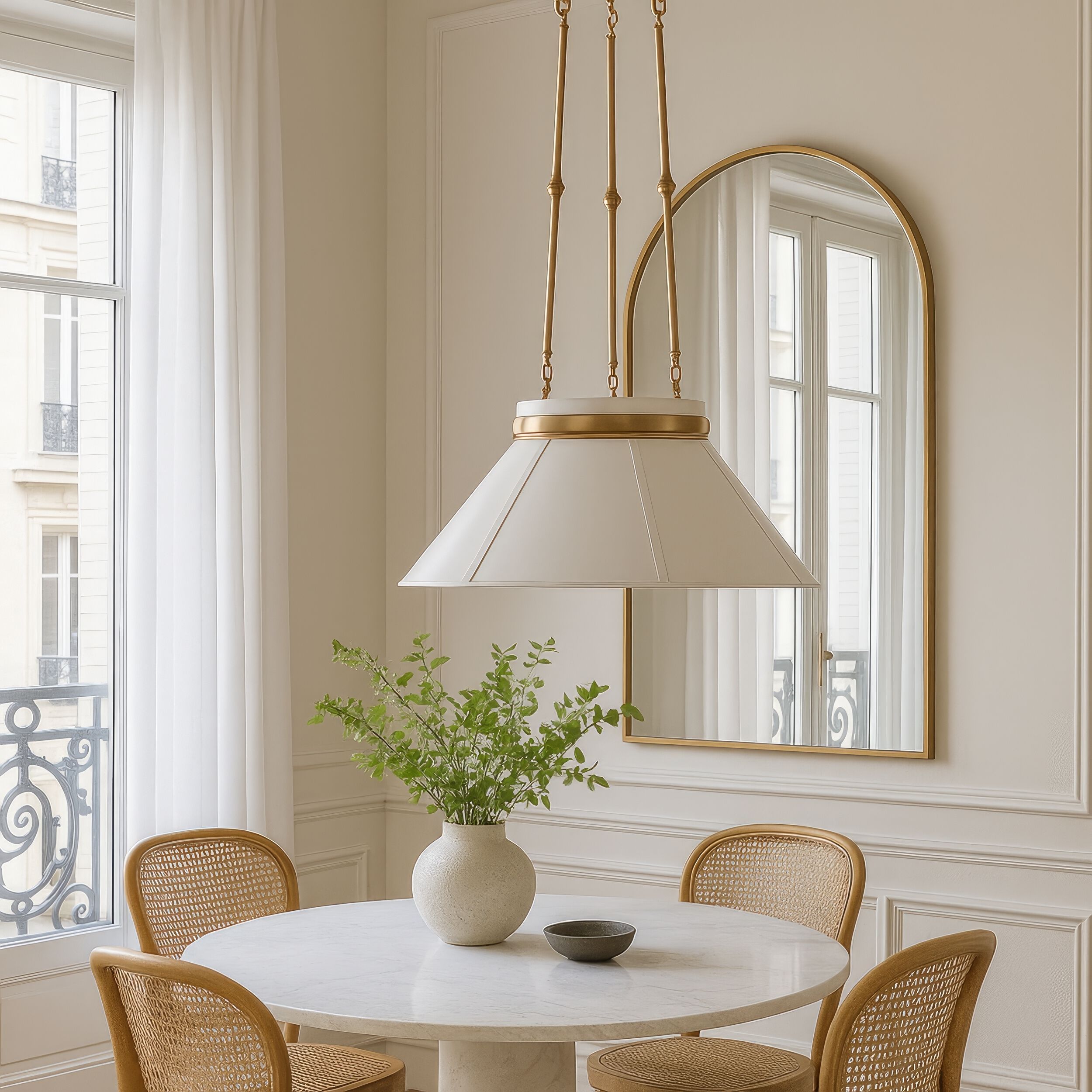 Mood Swings 1 Light 32 inch Heritage White and Heritage Bronze Pendant Ceiling Light