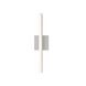 Stix LED 0.75 inch Bright Satin Aluminum Vanity Light Wall Light