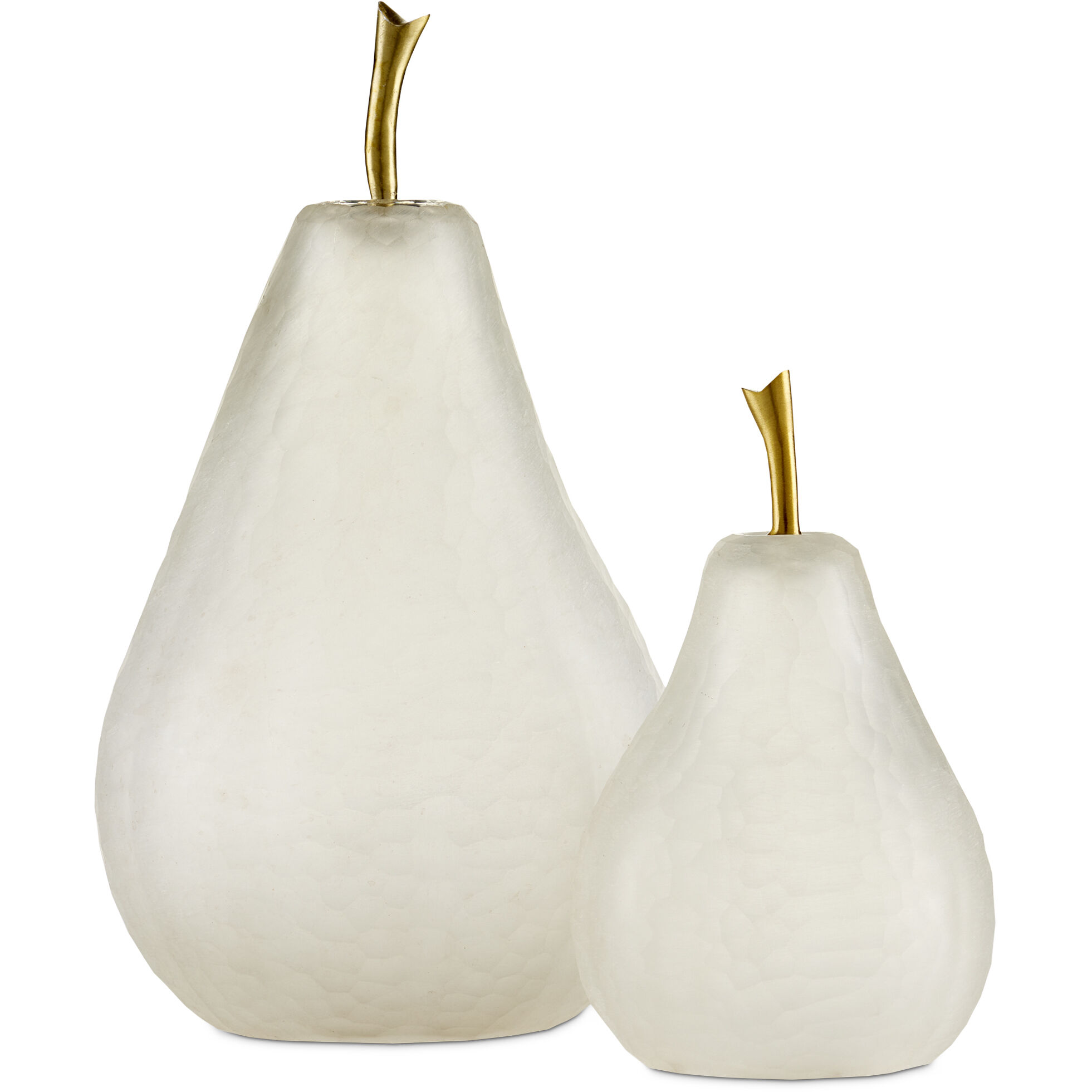 Pear 12.25 X 6.63 inch Sculptures, Set of 2