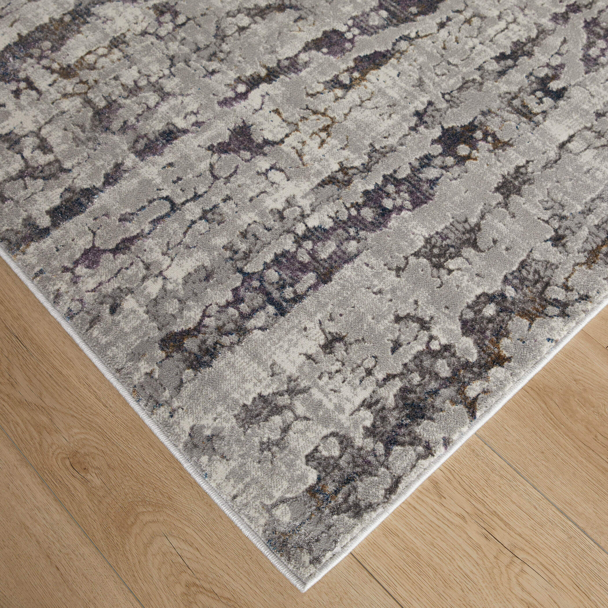 Darica 130 X 94 inch Silver Rug in 8 x 11