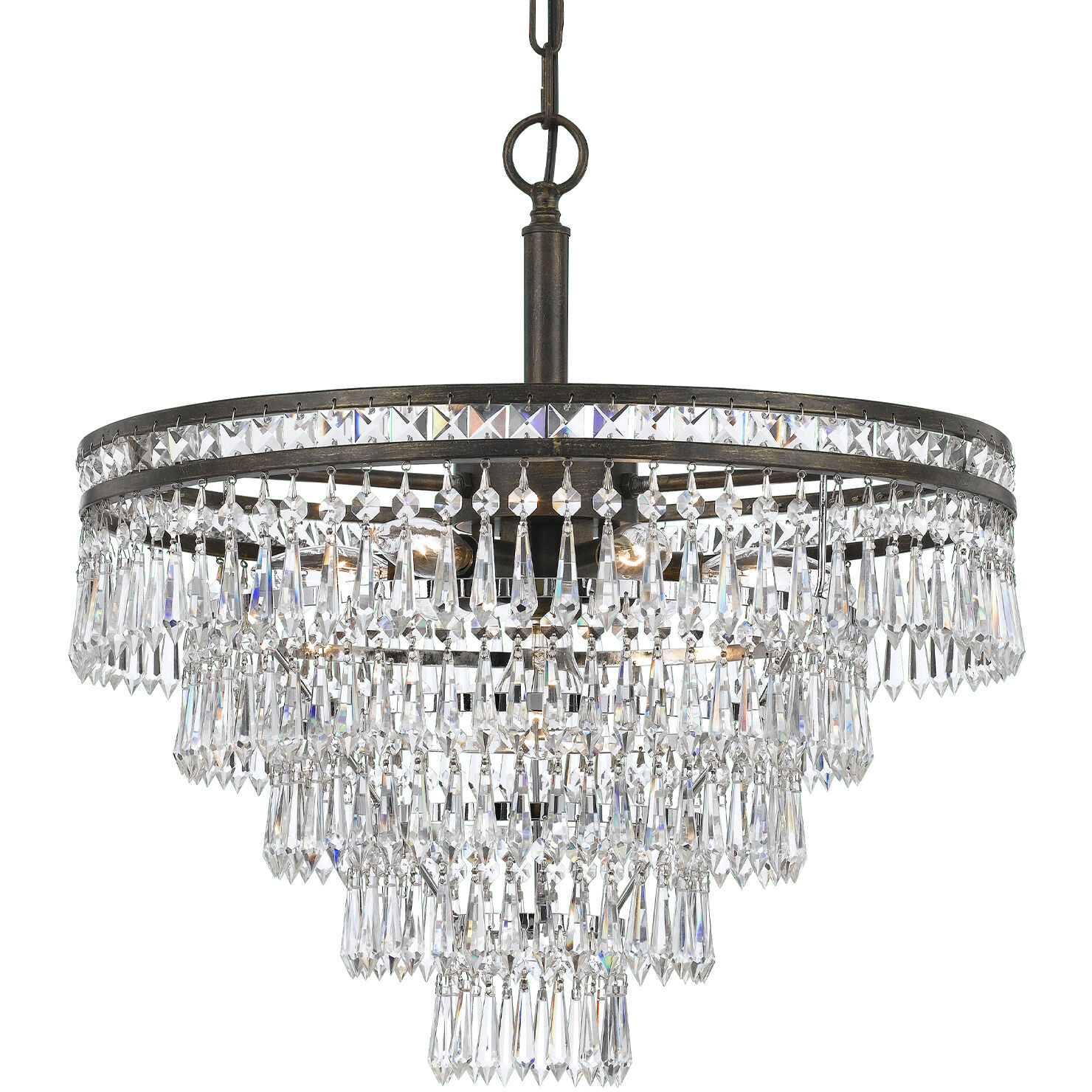 Mercer 7 Light 20 inch English Bronze Chandelier Ceiling Light