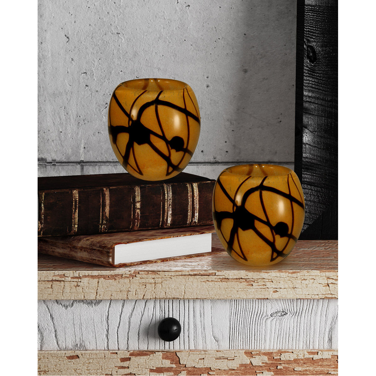 Evelyn 4 X 4 inch Candle Holder, 2-Piece Set