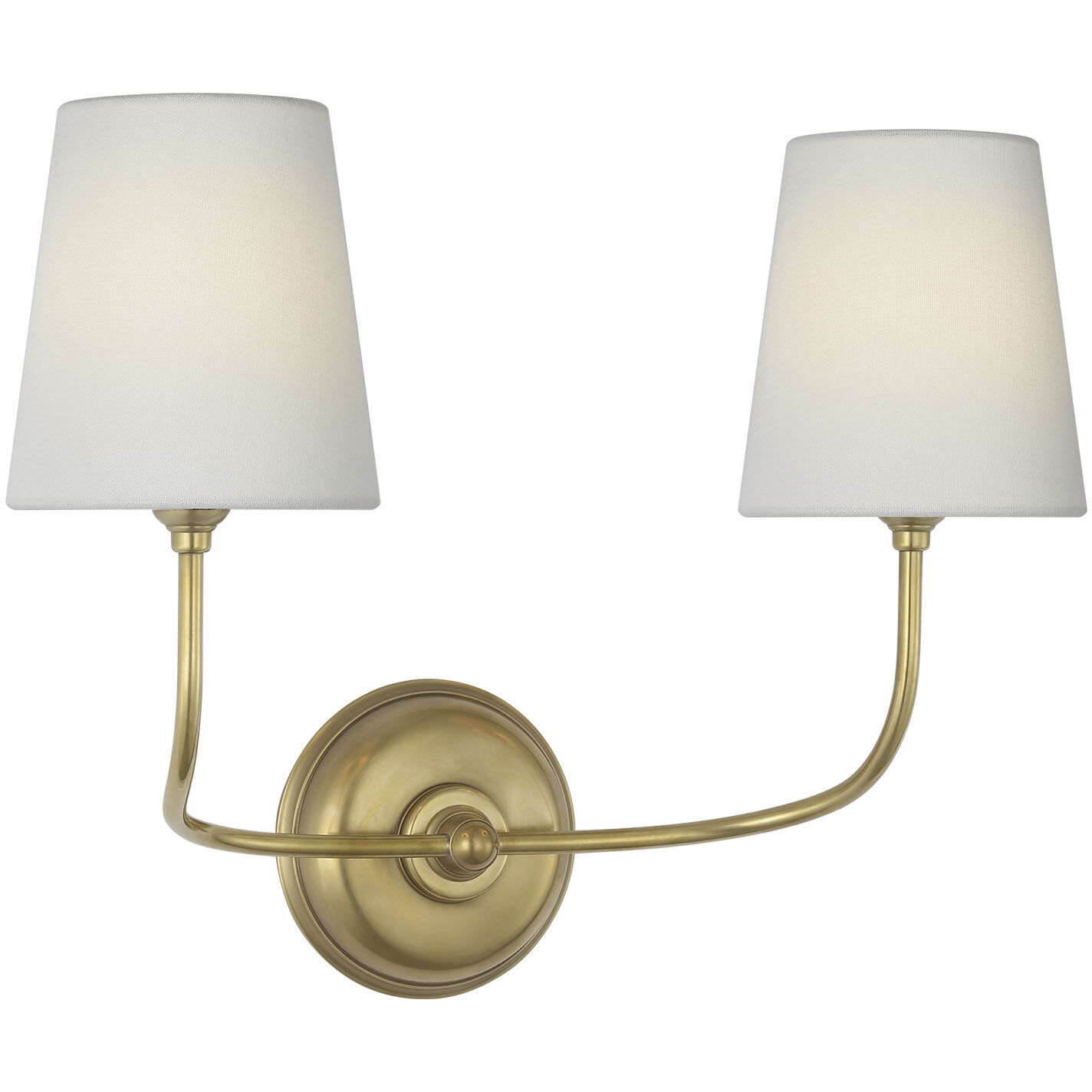 Thomas O'Brien Vendome Cordless Double Sconce Wall Light