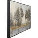 Cameron Multi - Cream and Green and Grey Wall Art