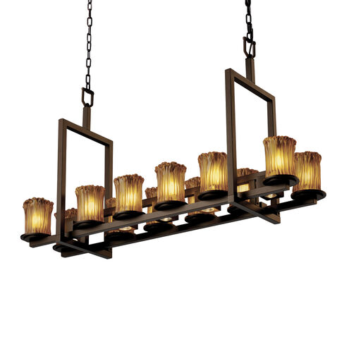 Veneto Luce 17 Light 13 inch Dark Bronze Chandelier Ceiling Light in Amber (Veneto Luce)