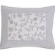 Delaney 26 X 20 inch Light Gray, White Standard Sham