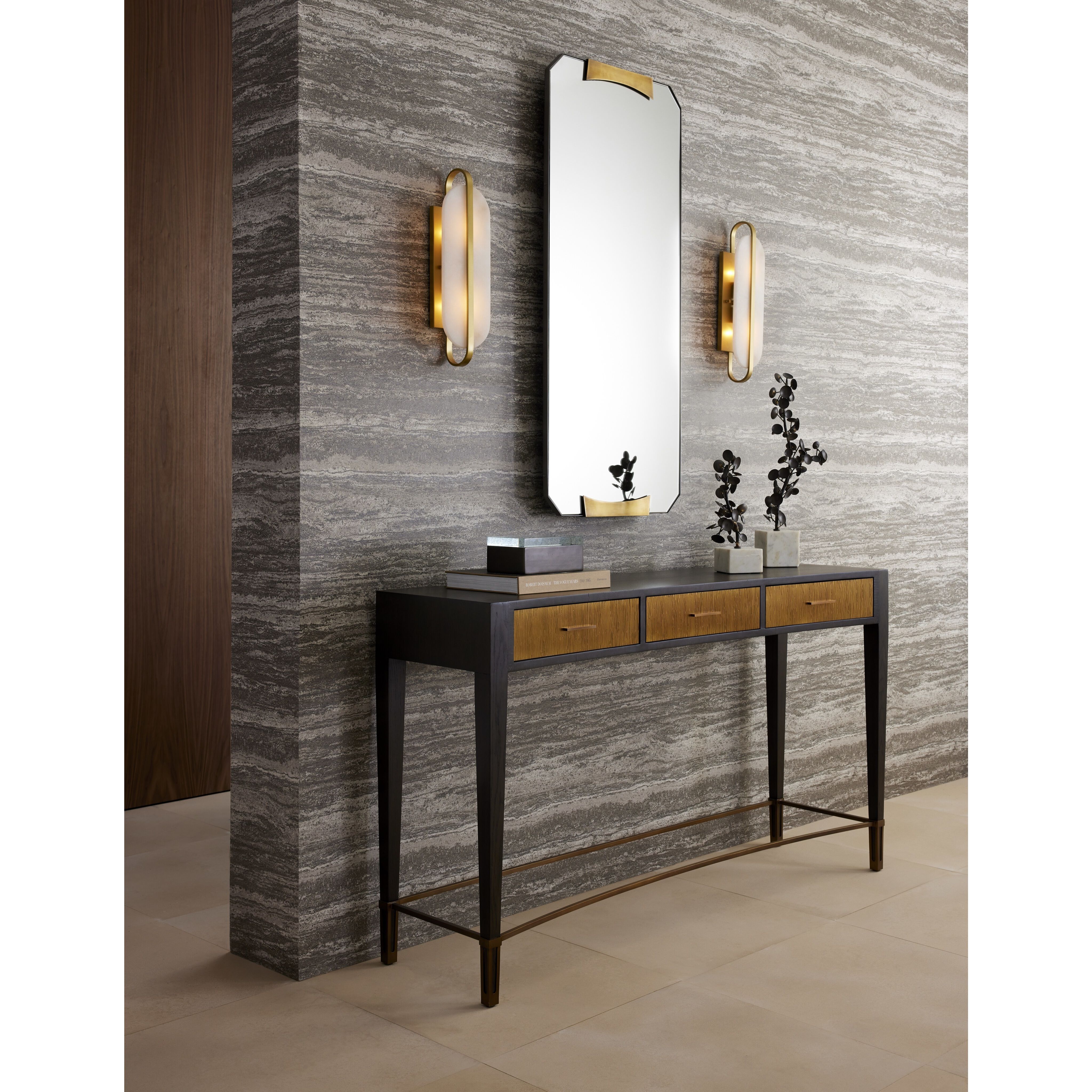 Labrynth 23 X 9 inch Sculptures, Set of 2