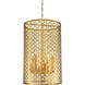 Blairmoor 8 Light 16.5 inch Honey Gold Pendant Ceiling Light